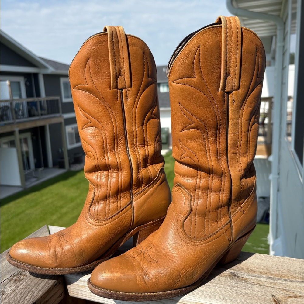 VINTAGE FRYE Western Cowboy Boot